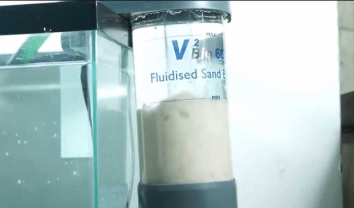 aquarium fluidized bed sand filter